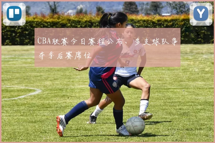 CBA联赛今日赛程公布，多支球队争夺季后赛席位
