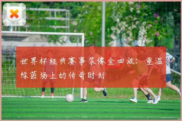 世界杯经典赛事录像全回放：重温绿茵场上的传奇时刻