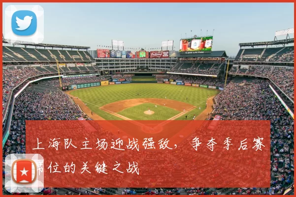 上海队主场迎战强敌，争夺季后赛席位的关键之战